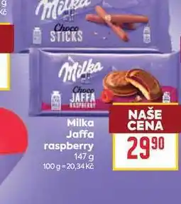 Billa Milka Jaffa raspberry nabídka