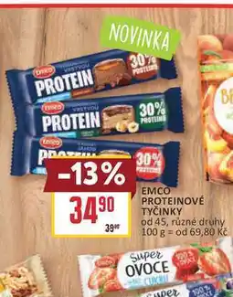 Billa EMCO PROTEINOVÉ TYČINKY od nabídka