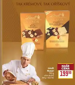 Billa Lindt Nuxor nabídka