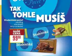 Billa Studentská pečeť od nabídka