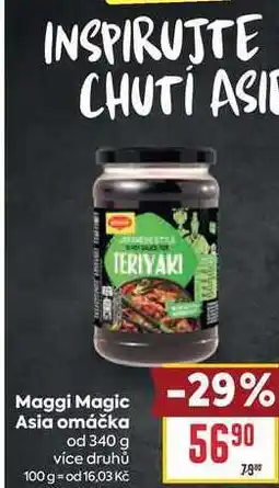 Billa Maggi Magic Asia omáčka od nabídka