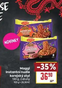 Billa Maggi Instantní nudle korejský styl nabídka