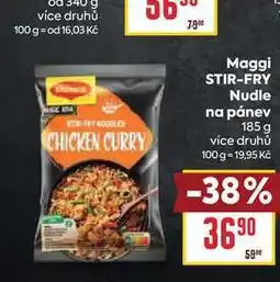 Billa Nudle na pánev nabídka