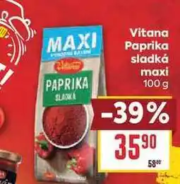 Billa Vitana Paprika sladká maxi nabídka