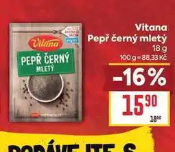 Billa Vitana Pepř černý mletý nabídka