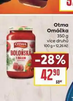 Billa Otma Omáčka nabídka