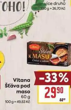 Billa Vitana Šťáva pod maso nabídka