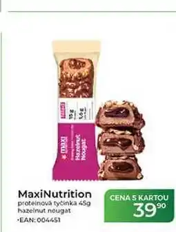 Tamda Foods MaxiNutrition proteinová tyčinka 45g hazelnut nougat nabídka