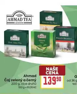 Billa Ahmad Čaj zelený a černý nabídka