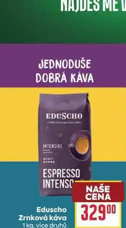 Billa Eduscho Zrnková káva nabídka