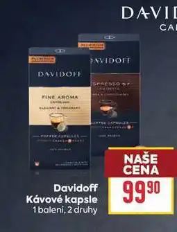 Billa Davidoff Κávové kapsle 1 balení nabídka