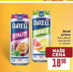 Billa Birell Active 0,51, plech nabídka