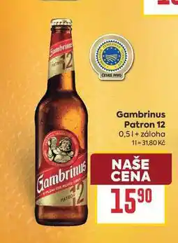 Billa Gambrinus Patron 12 nabídka
