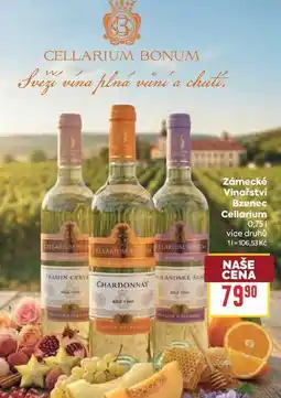 Billa Zámecké Vinařství Bzenec Cellarium nabídka