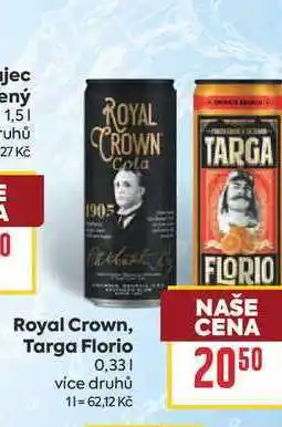 Billa Royal Crown, Targa Florio nabídka