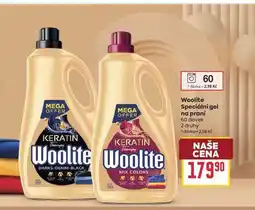 Billa Woolite Speciální gel na praní 60 dávek nabídka
