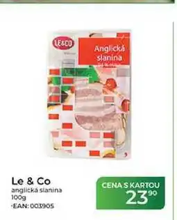 Tamda Foods LE&CO Anglická slanina Le & Co anglická slanina nabídka