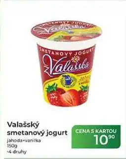 Tamda Foods Valašský smetanový jogurt jahoda vanilka nabídka