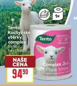 Billa Tento Kuchyňské utěrky complex 55 m nabídka