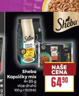 Billa Sheba Kapsičky mix 4× nabídka