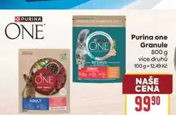 Billa Purina one Granule nabídka