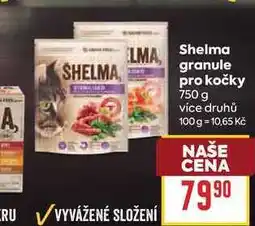 Billa Shelma granule pro kočky nabídka