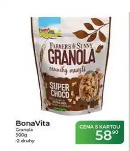 Tamda Foods BonaVita Granola nabídka