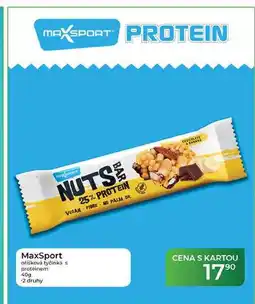 Tamda Foods MaxSport oříšková tyčinka s proteinem nabídka