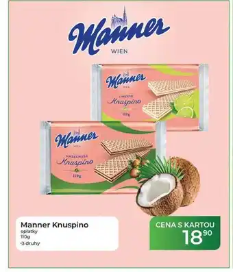 Tamda Foods Manner Knuspino oplatky nabídka