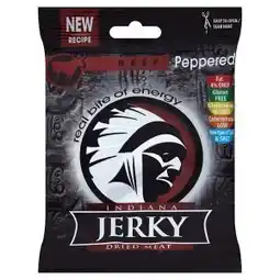 Tamda Foods Indiana Jerky Peppered sušené maso hovězí 25g nabídka
