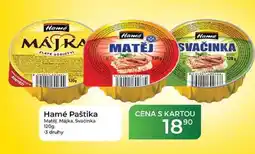 Tamda Foods Hamé Paštika Matėj. Májka, Svačinka nabídka