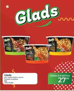 Tamda Foods Glads inst. nudle WOK s kuřecí Teriyaki omáčkou nabídka