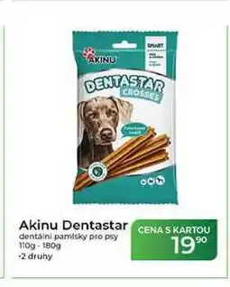 Tamda Foods Akinu Dentastar dentální pamlsky pro psy 110g 180g nabídka