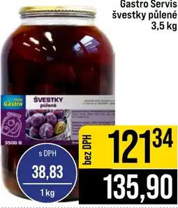 Jip Gastro Servis švestky půlené nabídka