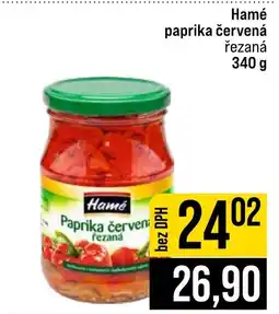 Jip Hamé paprika červená řezaná nabídka