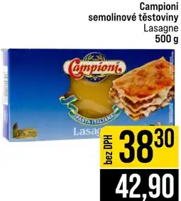Jip Campioni semolinové těstoviny nabídka