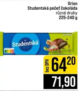 Jip Orion Studentská pečeť čokoláda nabídka