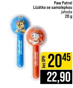 Jip Paw Patrol Lízátko se samolepkou nabídka