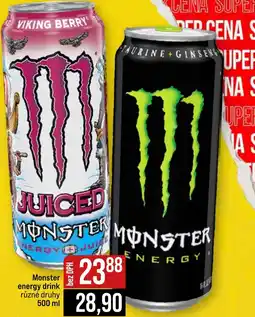 Jip Monster energy drink nabídka