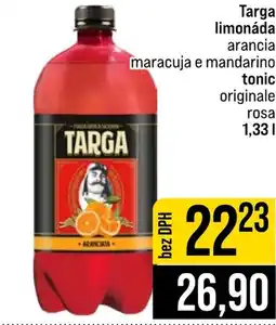Jip Targa limonáda nabídka