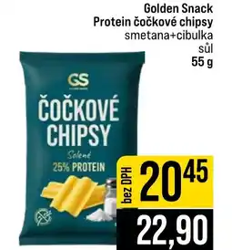 Jip Golden Snack Protein čočkové chipsy nabídka