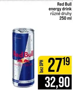Jip Red Bull energy drink nabídka