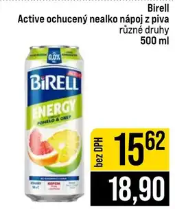 Jip Birell Active ochucený nealko nápoj z piva nabídka