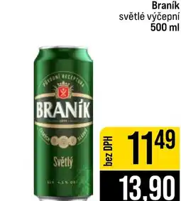 Jip Braník světlé výčepní nabídka