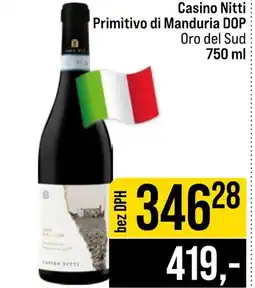 Jip Casino Nitti Primitivo di Manduria DOP nabídka