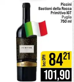 Jip Piccini Bastioni della Rocca Primitivo IGT nabídka