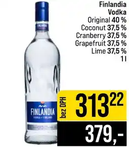 Jip Finlandia Vodka nabídka