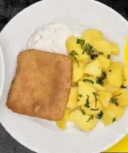 Jip Smažený sýr gouda, brambory, naše tatarka nabídka