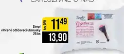 Jip Simply vlhčené odličovací ubrousky nabídka