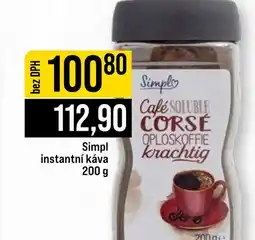 Jip Simpl instantní káva nabídka